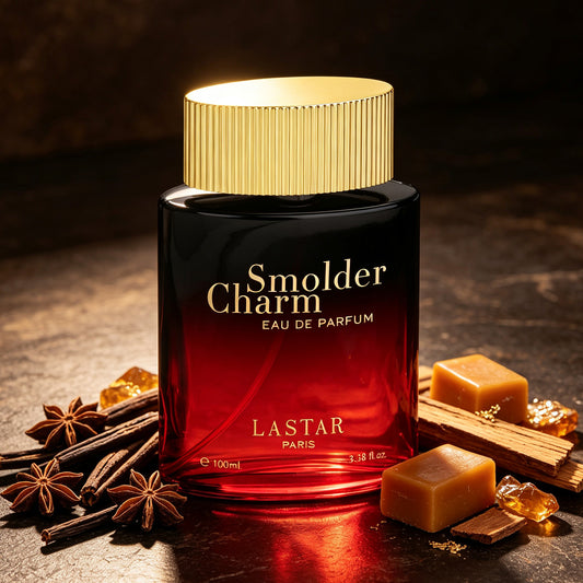 LASTAR Ambery and Spicy Men's Cologne, Eau De Parfum Intense with Toffee Accord & Amber Wood, Blends Vibrant Cardamom with Toffee Accords, Infused with Amber Wood, Long-lasting Sophisticated and Powerful Fragrance. 100ml, Gift for Christmas/New Year