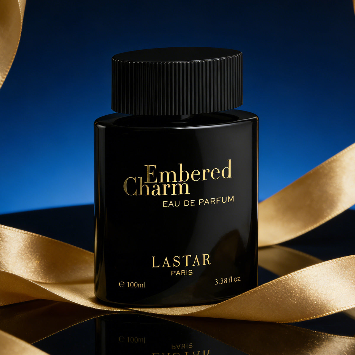 LASTAR Luxury Black Eau De Parfum, 100ML/3.38 Fl.Oz., Spicy Perfume for Men, Long-Lasting Fragrance, Saffron Amber Sophisticated Scent, Perfect for Everyday Wear/Formal Occasion, Festive Gift