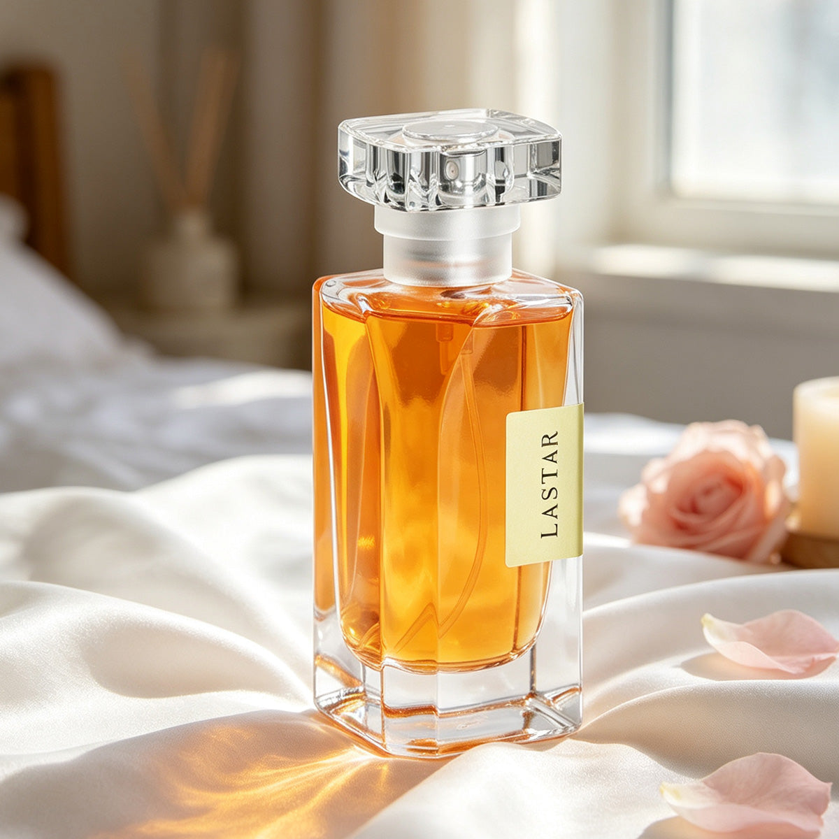 LASTAR Fresh Orange Fragrance, Men'S Refreshing Fragrance, Long Lasting Fragrance, Suitable for Daily Life And Family Fragrance, Orange, Jasmine, Amber, Unisex Easy Bottle