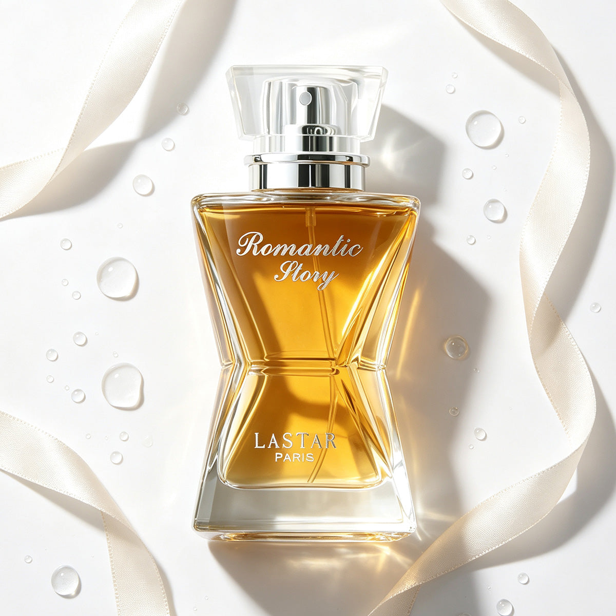 LASTAR Women's Warm and Floral Perfume 40ml, with Notes of Jasmine, Rose, Amber & Patchouli, Luxury Perfumes for Feminine, Long Lasting Fragrance, Sweet and Warm Woods, Suitable for Use at Day or Night