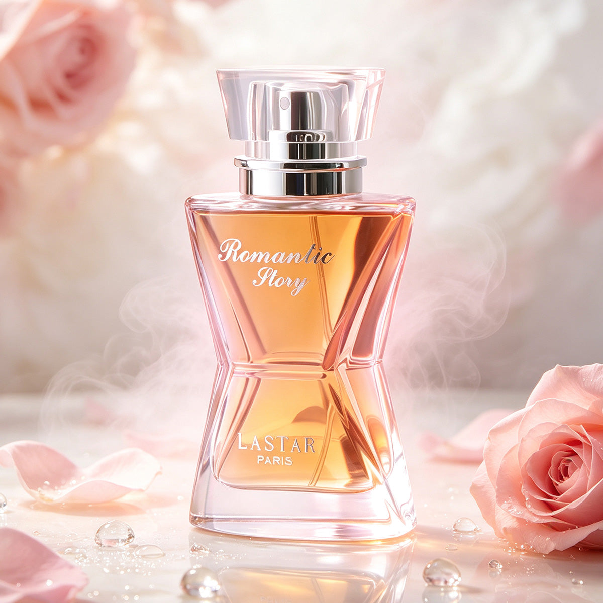 LASTAR Women's Warm and Floral Perfume 40ml, with Notes of Jasmine, Rose, Amber & Patchouli, Luxury Perfumes for Feminine, Long Lasting Fragrance, Sweet and Warm Woods, Suitable for Use at Day or Night